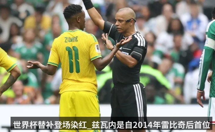 世界杯替补登场染红_兹瓦内是自2014年雷比奇后首位